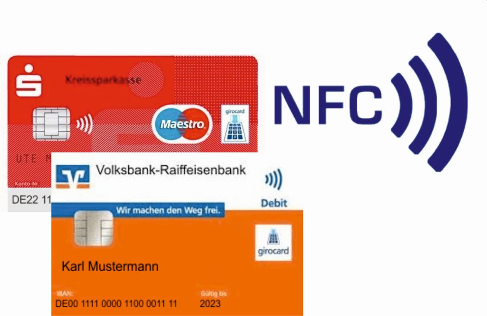 Bankkarte mit NFC